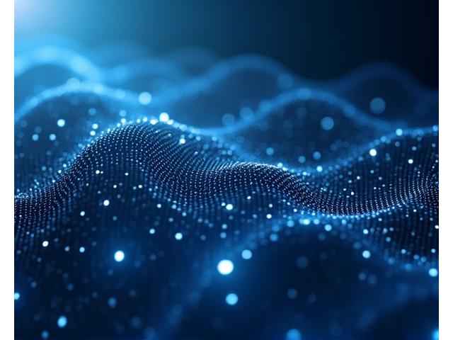 Abstrakt digitalt mønster som symboliserer teknologi og innovasjon
